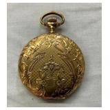 ORNATE ELGIN 14KT GOLD 15 JEWELS