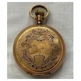 ALBIN BOURUIN FINE GOLD POCKET WATCH