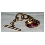 14KT GOLD WATCH FOB