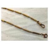 VIEW 3 GOLD CHAIN WATCH FOB