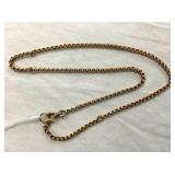 VIEW 3 14KT GOLD CHAIN WATCH FOB