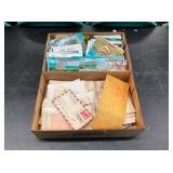 VARIOUS EARLY POSTCARDS AND STAMPS