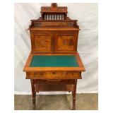 WALNUT VINTAGE DROPFRONT DESK
