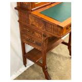 W/ UNUSUAL DOUBLE SIDE DRAWERS