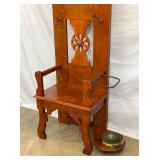 OAK HALL SEAT 25X80