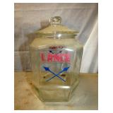 TALL LANCE JAR W/ CROSS ARROWS