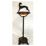 27IN GREYHOUND CAST SMOKE STAND