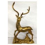 UNUSUAL BRASS ELK 15X27