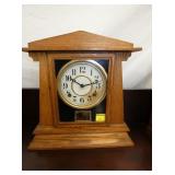 OAK MANTEL CLOCK
