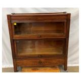 OAK 2 STACK BOOKCASE