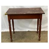 EARLY TABLE W/ HIDDEN DRAWER