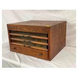 VIEW 3 OAK SPOOL CABINET