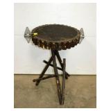 WOODEN FOLK ART TABLE