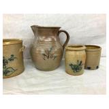VIEW 3 VARIOUS POTTERY PIECES