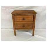 CHILDS EARLY 2 DRAWER CHEST