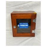 EARLY BARBER SHOP CABINET