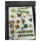 COLLECTION EARLY RHINESTONE JEWELRY