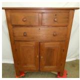 19TH CENTURY GA LINEN PRESS 