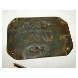 1862 NC AMMO BOX PLATE?