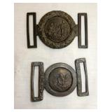 PAIR REPLICA BELT BUCKELS