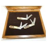 BARLOW STAG HANDLE KNIVES