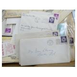 COLLECTION EARLY STAMPS AND PAPER ITEMS