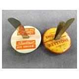 KEYSTONE, SEALTEST RECEIPT HOLDERS