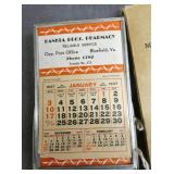 BLUEFIELD VA CALENDAR 1937