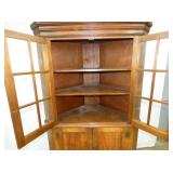 CLEAN INSIDE VIEW CORNER CUPBOARD