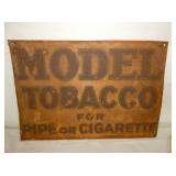 19X13 MODEL TOBACCO SIGN