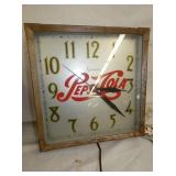 15IN PEPSI COLA CLOCK