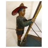 KEYWIND TIN FIREMAN W/ LADDER