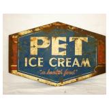 6 SIDED DS PET ICE CREAM SIGN
