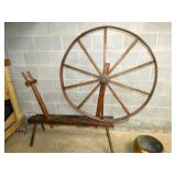 EARLY SPINNING WHEEL