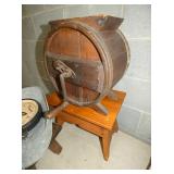 EARLY WOODEN BUTTER CHURN