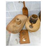 PRIM. DOUGH BOWLS, BLACK AMERICANA ITEMS