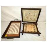 SAMPLER, NEEDLE POINT TRAY 15X18