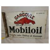 12X16 PORC. MOBILOIL FLANGE W/ GARGOYLE