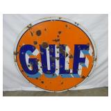 43IN PORC. GULF DS SIGN