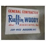 RUFFIN WOODY SIGN 24X18
