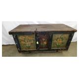 HANDPAINTED BLANKET BOX