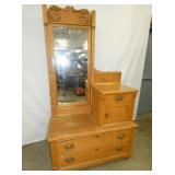 OAK SIDE BY SIDE W/ BONNET BOX