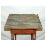 CLOSEUP VIEW TOP EARLY TABLE