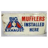 EMB. MUFFLERS SIGN 32X16