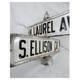 PORC. DOUBLE STREET SIGN