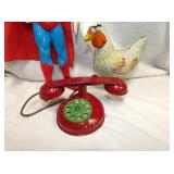 CLOSEUP W/ TOY TELEPHONE