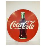 COCA COLA SIGN W/ BOTTLE