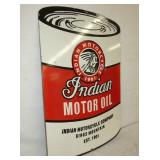 PORC. INDIAN MOTOR OIL CAN SIGN