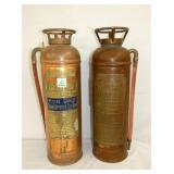 BRASS FIRE EXTINGISHERS
