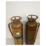 BRASS FIRE EXTINGISHERS